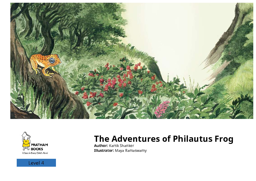 The Adventures of Philatus Frog-The Tree Frog